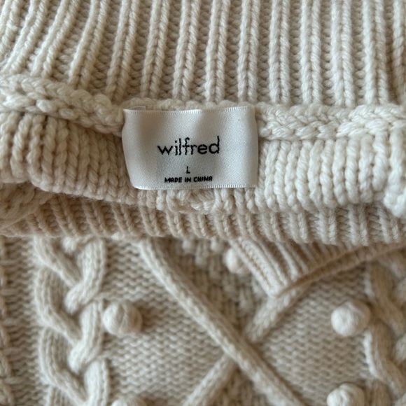 Wilfred Cable Knit Sweater Vest - Picture 4 of 8